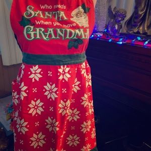 Apron Santa Grandma
